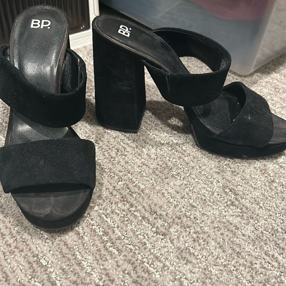 Platform Black BP sandals